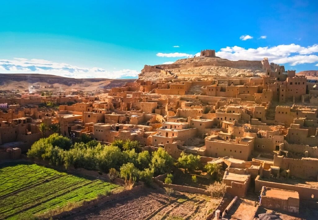 The Kasbah of Ait Benhaddou is a UNESCO World Heritage Site.