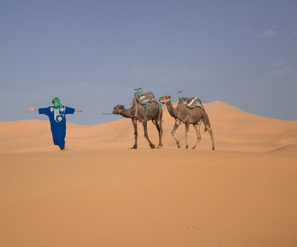 Sunset time in Merzouga